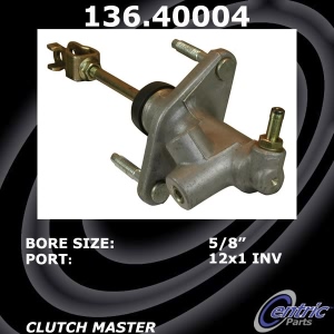 Centric Premium Clutch Master Cylinder for 1999 Acura CL - 136.40004