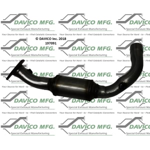Davico Direct Fit Catalytic Converter and Pipe Assembly for 2009 Chevrolet Silverado 1500 - 197091