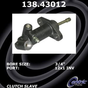 Centric Premium Clutch Slave Cylinder for Isuzu - 138.43012