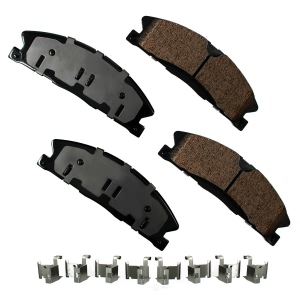 Akebono Performance™ Ultra-Premium Ceramic Front Brake Pads for 2013 Ford Taurus - ASP1611