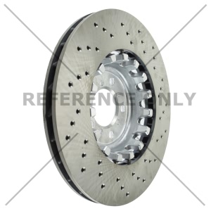 Centric SportStop Drilled 1-Piece Front Driver Side Brake Rotor for BMW M4 - 128.34164