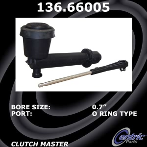 Centric Premium Clutch Master Cylinder for 1995 GMC Sonoma - 136.66005