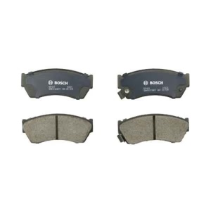 Bosch QuietCast™ Premium Organic Front Disc Brake Pads for 1998 Chevrolet Metro - BP451