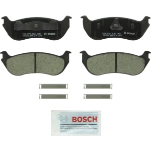Bosch QuietCast™ Premium Ceramic Rear Disc Brake Pads for 2003 Mercury Mountaineer - BC881