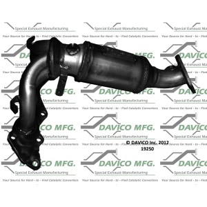 Davico Exhaust Manifold with Integrated Catalytic Converter for Mazda Tribute - 19250
