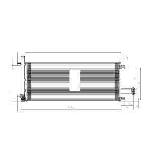 TYC A C Condenser for Cadillac Escalade - 4282