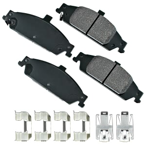 Akebono Pro-ACT™ Ultra-Premium Ceramic Front Disc Brake Pads for 2003 Oldsmobile Alero - ACT727