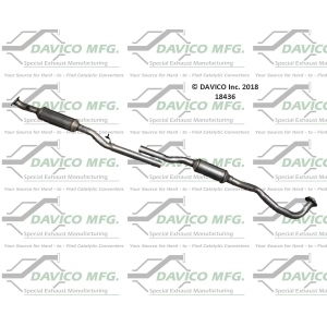 Davico Direct Fit Catalytic Converter and Pipe Assembly for Mitsubishi Outlander - 18436