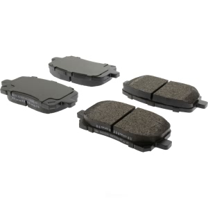 Centric Posi Quiet™ Extended Wear Semi-Metallic Front Disc Brake Pads for 2004 Pontiac Vibe - 106.09230