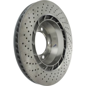 Centric SportStop Drilled 1-Piece Rear Passenger Side Brake Rotor for 2016 Porsche 911 - 128.37091