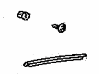 Toyota 75075-07011 Window Molding