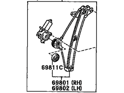 Toyota 69820-07010 Regulator