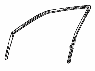 Toyota 68141-07010 Run Channel