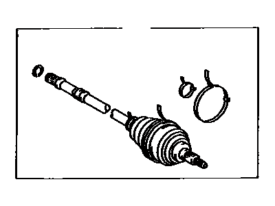 Toyota 43470-19335 Rear Drive Outboard Joint Assembly, Left