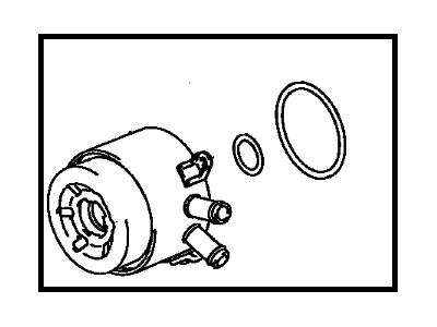 Toyota 15710-74022 Cooler Assembly, Oil