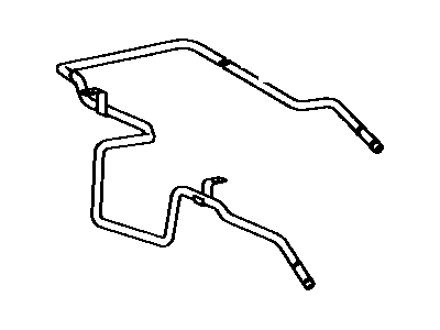 Toyota 44761-17010 Tube, Intake Manifold Or Vacuum Pump To Connector