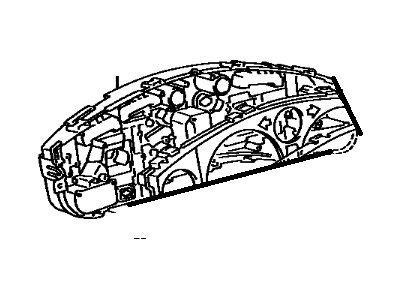 Toyota 83132-17490 Case, Combination Meter