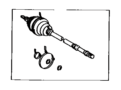 Toyota 43460-19375 Rear Drive Outboard Joint Assembly, Right