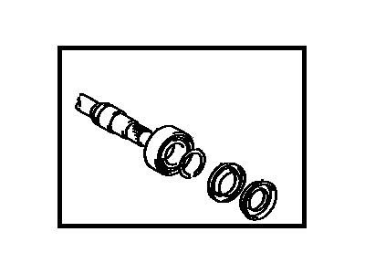 Lexus 43049-32030 Shaft Sub-Assy, Front Drive Flange