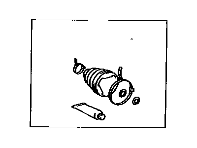 Toyota 04437-17030 Rear Cv Joint Boot Kit, Inboard Joint