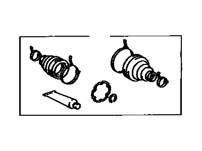 Toyota 04438-20070 Boots