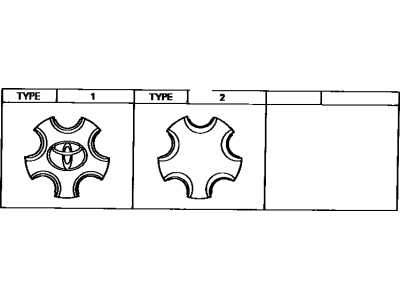 Toyota 42603-17050 Wheel Hub Ornament Sub-Assembly