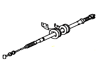 Toyota 46420-17050 Rear Cable