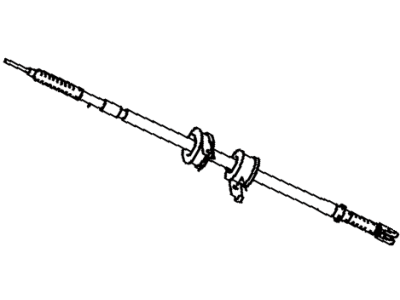 Toyota 46430-17070 Rear Cable