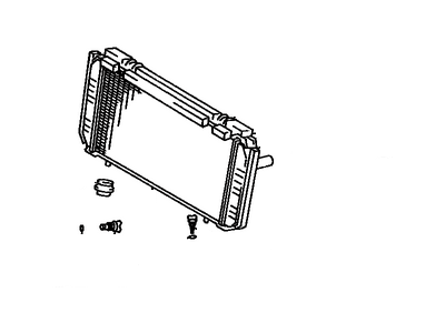 Toyota 16400-74620 Radiator Assembly