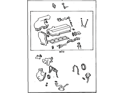 Toyota 04111-74372 Gasket Kit, Engine O