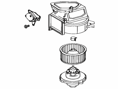 Toyota 87130-17080 Blower Assembly