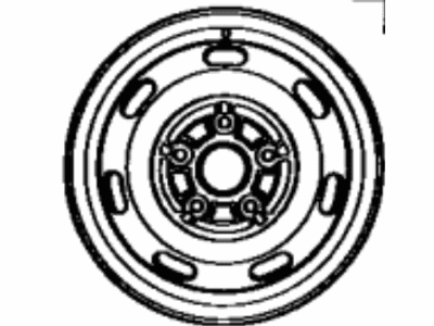 Toyota 42611-17260 Wheel, Disc