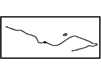 Toyota 69307-17090 Release Cable