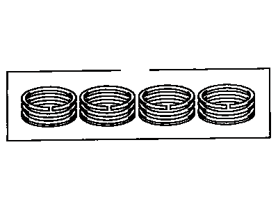 Toyota 13011-22090 Ring Set, Piston