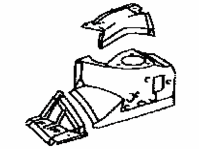 Toyota 53701-17902 Apron Sub-Assy, Front Fender, RH