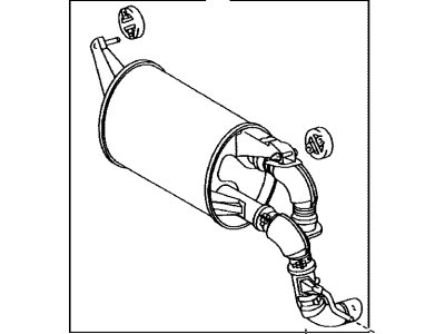 Toyota 17430-22370 Muffler & Pipe