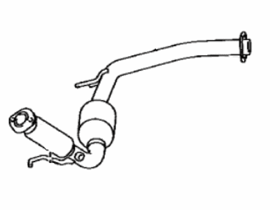 Toyota 17410-F0121 Pipe Assembly, Exhaust,