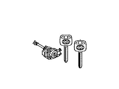 Toyota 69052-21100 Cylinder & Keys