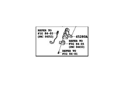 Toyota 45020-33150 Column Assembly Bracket