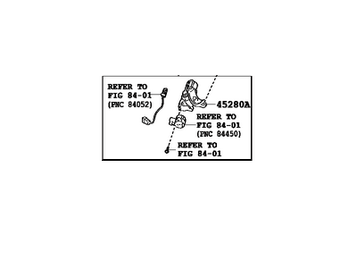 Toyota 45020-58010 Bracket Assembly, Steering C