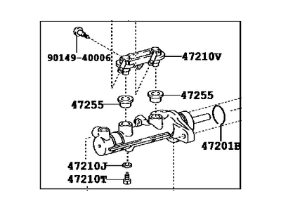 Toyota 47201-21080 Master Cylinder