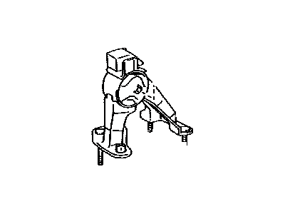 Toyota 12371-28110 Insulator, Engine Mounting, Rear