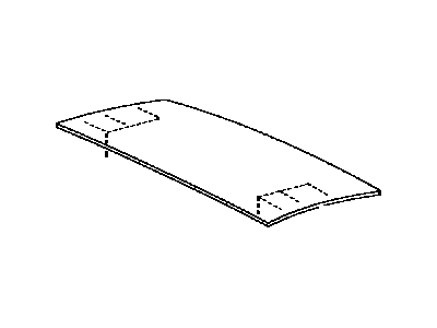 Toyota 63201-08030 Glass Sub-Assembly, SLID