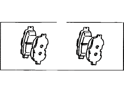 Toyota 04465-21030 Front Pads