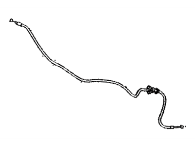 Toyota 53630-21010 Release Cable