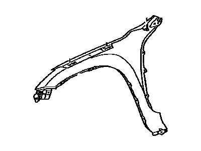 Toyota 53801-0R050 Fender