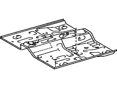 Toyota 58111-07903 Pan, Front Floor