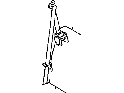Toyota 73360-16400-B1 Belt & Retractor