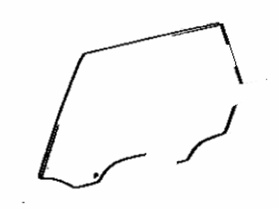 Toyota 68113-32050 Door Glass