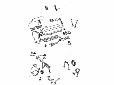 Lexus 04111-62021 Gasket Kit, Engine Overhaul